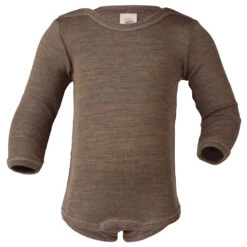 Engel Baby-Body Langarm Mit Druckverschluss Schulter - Sous-vêtement Mérinos