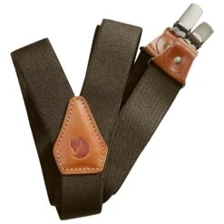 FJÄLLRÄVEN Singi Leather Clip Suspenders - Bretelles