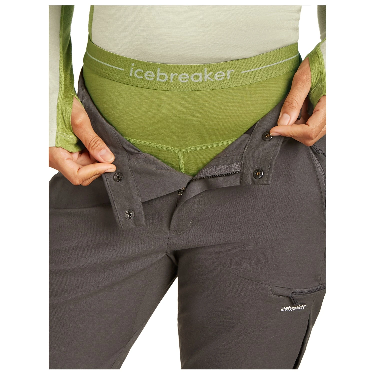 Icebreaker Women's 125 Zoneknit Leggings - Sous-vêtement Mérinos – Image 2
