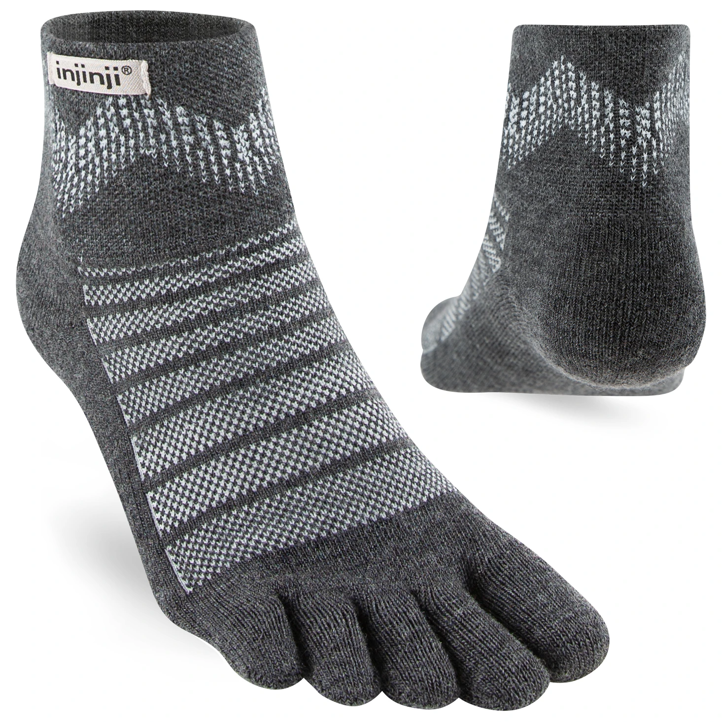 Injinji Outdoor Midweight Mini-Crew Wool - Chaussettes De RandonnĂ©e â Image 2